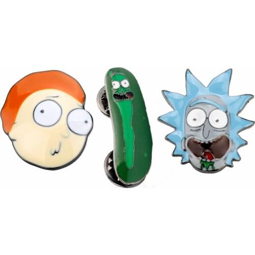 Cucumber Enamel Brooch Pins Buckle Cartoon Brooch Badge Vintage Brooches Clothes Accessories Hijab Pin