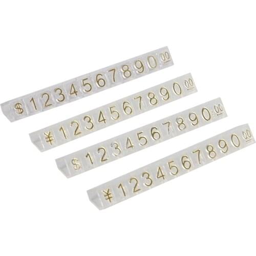 Dollars Pricing for Jewelry Number Digit Price Tag Cube
