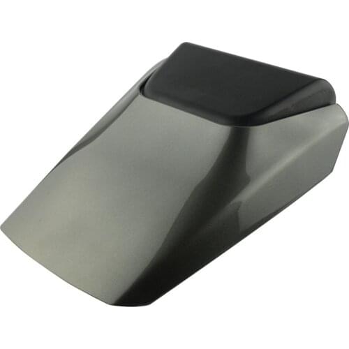 Grey Motorcycle Rear Tail Pillion Passenger Hard Seat Cover Cowl Fairing Seat for Yamaha YZF 600 R6 1998 1999 2000 2001 2002
