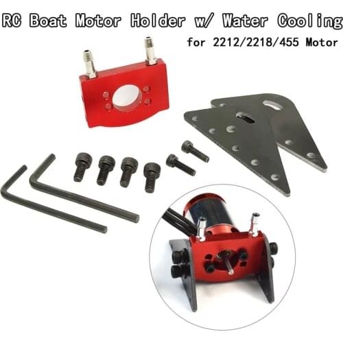 CNC Brushless Motor Holder Glass Fiber Board w/ water Cooling for RC Boat 2212 2218 Brushless Motor 540 550 455 Brushed Motor