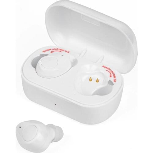 KRUTIIN HA-32 Digital Rechargeable Hearing Amplifier with Noise Reduction, 80H Working Time for Seniors, Hearing Loss