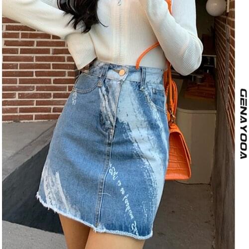 Genayooa Denim Skirts For Women