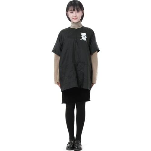 Hot Selling Hairdressing Zipper Care Waterproof Pet Grooming Apron Pockets Pet Beautician Work Clothes Pet Grooming Apron