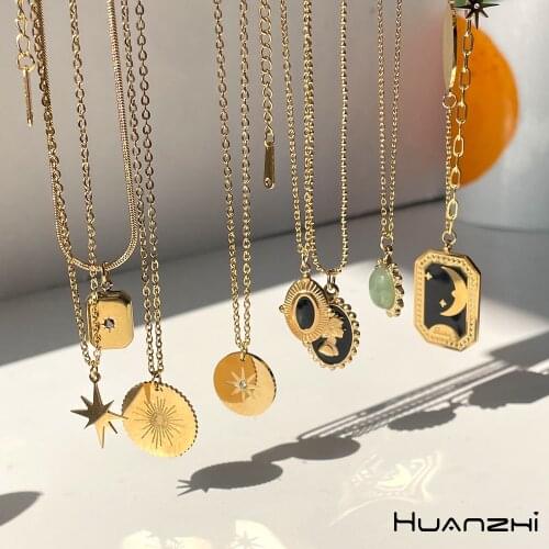 HuanZhi Chokers On The Neck