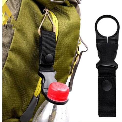Carabiner Outdoor Hike Water Bottle Buckle Holder Tool Belt Clip Nylon Webbing Backpack Hanger Hook camp Clip Hang Clasp