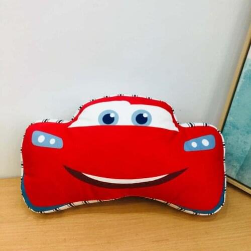 Creative Car Throw Pillows Cute 3D PP Cotton Office Chair Back Cushion Sofa Pillow for Boy