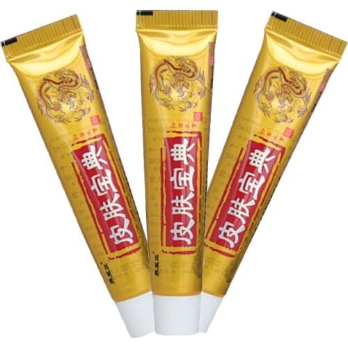 10pcs/lot YIGANERJING Skin Psoriasis Cream Dermatitis Eczematoid Eczema Ointment Treatment Psoriasis Cream Skin Care Cream