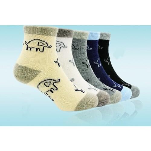 Hot Sale 1 pair Infant Newborn Socks 100% Cotton Sock Baby Boy Girl Non-slip Random colors Sent Cute Socks Suitable 1-12 Year