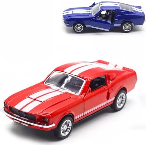 Classic Car Toy Model 1:32 Simulation Pull Back Alloy Diecast Vehicle Collectible Toys Cars for Children Boy 2-Doors Opened Y206