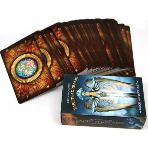 2021 New Tarots of Dreams Full English 83 Cards Deck Oracle Playing Card Fortune Telling Divination Board Game Drop Ship