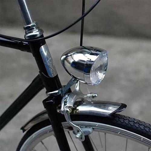 Bicycle Retro Front Light Waterproof 160 Degree Strong Body Battery Charge Bicycle Lights Warning Safety Riding Accessories