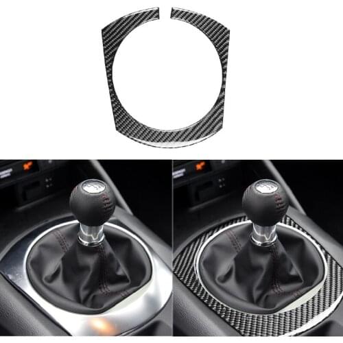 Fit For Mazda MX-5 Miata Roadster 2016+ ND Carbon Fiber Steering Gear Box Frame Shifter Surround Cover Sticker Car Accessories