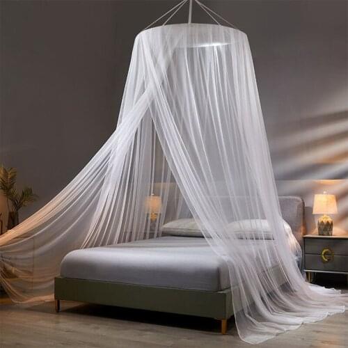 Hung Dome Circular Mosquito Net Outdoor Tent Folding Bed Canopy Bed Curtain Repellent Camping Tent Insect Circular Mosquito Net
