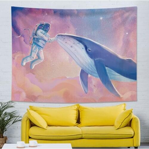 Hanging cloth background cloth ins family warm Nordic Personality Bedroom room dormitory decoration Bedside tapestry