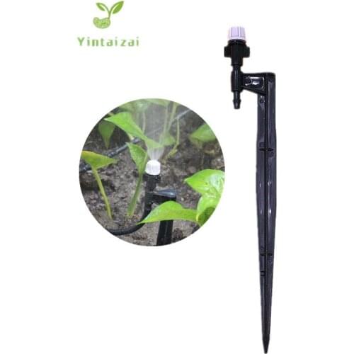 Misting Sprinkler With 20cm Stake For Garden Watering Potted Plant Water Tools Micro Irrigation Drip Fittings