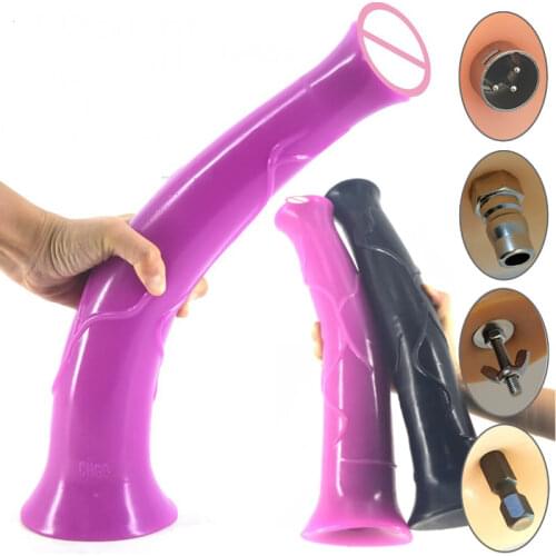 Universal Connector Sex Machine Attachment Super Large Big Animal Horse Dildo Anal Plug Accessories Love Machine For Women Man