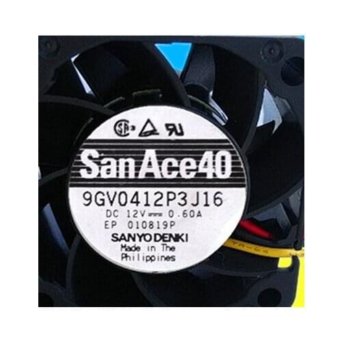 Fan 9GV0412P3J16 4028 12V 0.60A 4CM
