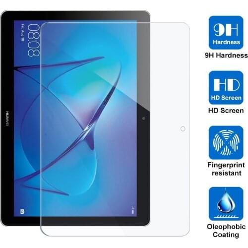 Screen Protector Tempered Glass for huawei mediapad t3 10 AGS-L09 AGS-L03 9.6" Honor Play Pad 2 Tempered Glass Protective Film