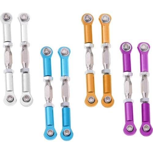 2pcs 1/10 RC Truck Upgrade Servo Linkage Turnbuckles 166617 166017 For HSP