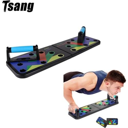 Tsang Push Up Rack Board Foldable Multifunctional Push Up Stand Board Home Workout Board Abdominal Muscle Exercise Equipment