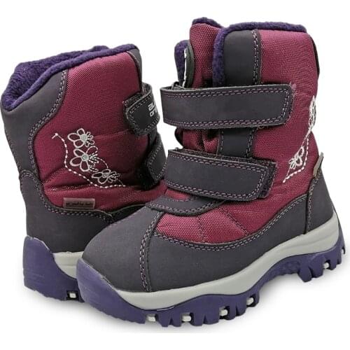 NEW 1pair Winter warm Anti-Slippery Girl Children Wool Boot Kids ski boots, Fashion Children waterproof Snow Boots