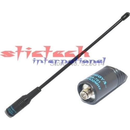 By dhl or ems 500 pcs NA-701 SMA-F144/430MHz Dual Band Antenna parts for baofeng UV-5R 5R plus Radio