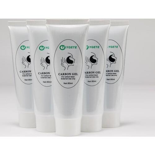 10pcs 5pcs 2pcs 1pcs Safe Carbon Cream gel for ND YAG laser skin rejuvenation skin whitening skin Deep Cleaning Free Shipping