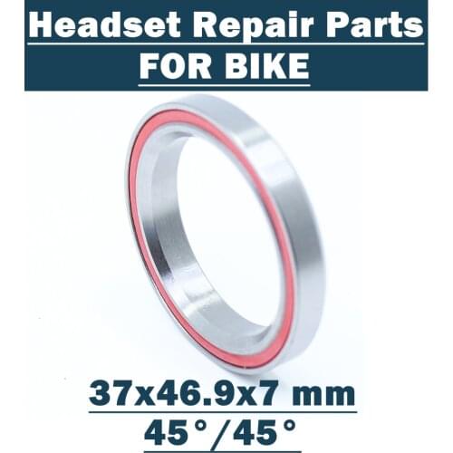 MR137 Bike Headset Bearings 37*46.9*7 mm 45/45 2PCS ACB Road MTB Angular Contact Bicycle Bearing