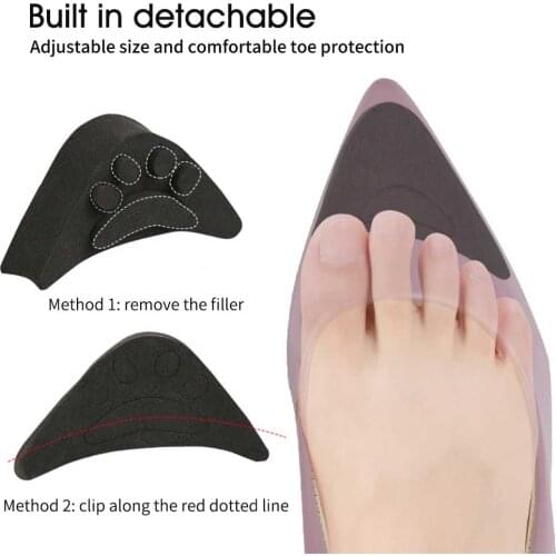 Protection Foot Care Forefoot Pad High Heels Breathable Shock Absorption Toes Soft Invisible Anti Slip Half Insoles Cushion