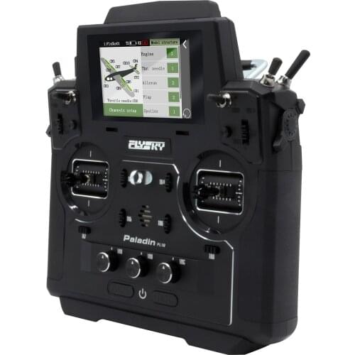 Flysky Paladin PL18 2.4G 18CH Radio Transmitter with FS-FTr10 FTr16S Receiver HVGA 3.5 Inch TFT Touching Screen for RC Models