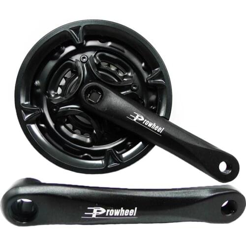 PROWHEEL 24-34-42T 170mm MTB Bicycle Crankset Hollow Tooth Plate 7/8/9 Speed Aluminum alloy Bike Crank Set Sprocket chain wheel