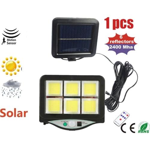 1-4 pcs Solar Wireless Motion Sensor Lamps luminaria Garden Decoration Light Outdoor LED Street wall reflector optional remote