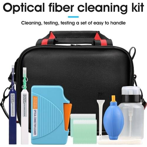 1set/ 10pcs Fiber Optic Cleaning Kit Set Fiber Optic Cleaning Pen 1.25/2.5 mm Fiber Optic Cleaning Box