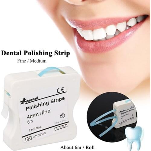 1 Roll 4mm Dental Polishing Strip Resin Tooth Interdental Sanding Grinding Teeth Whitening Surface Dental Tool Dentist Material