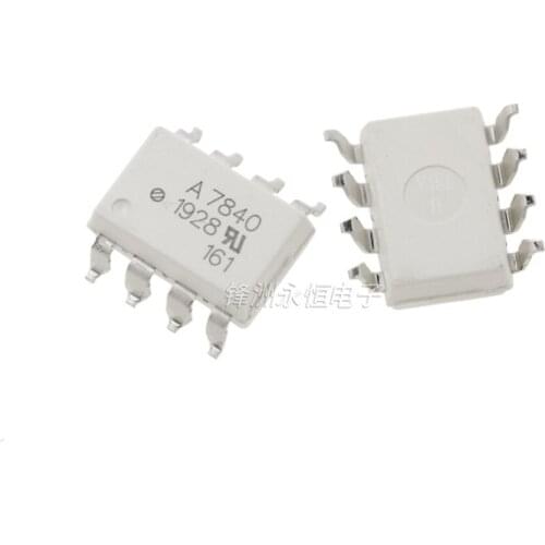 1PCS A7840 Brand New Genuine HCPL-7840-500E High-Speed Lotus/Photocoupler SMD SOP-8