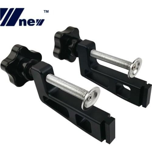 2Pcs Woodworking G Clamps for Standard Aluminium 45mm 75mm Fence T-track Fixtures