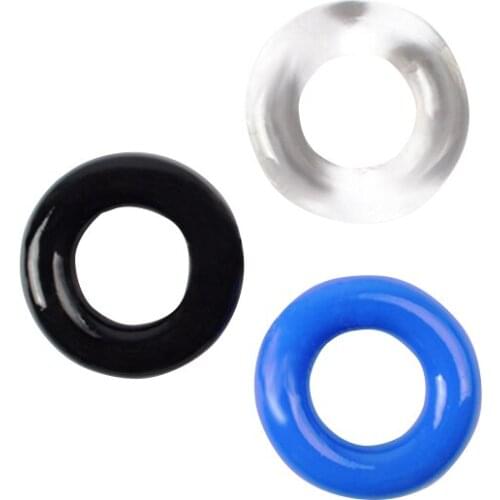 3pcs Silicone Cock Rings Delay Ejaculation Penis Rings Adult Toys Erotic Toy Sex Toys for Men EK-New
