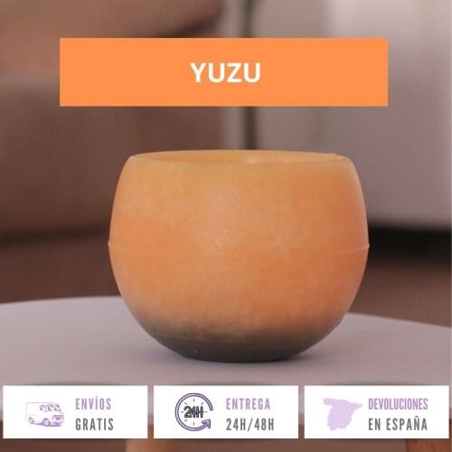 Cuencum aromatic bowl home air freshener with Yuzu aroma for ambiance and decoration, better than candles