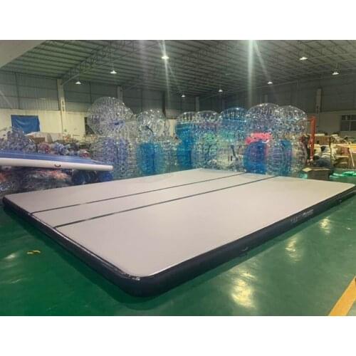 Free Shipping 5x3m 6x3m Air Tumbling Gymnastics Mats Inflatable Gymnastics Airtrack Tumbling Mat Air Track Floor Mats with Pump
