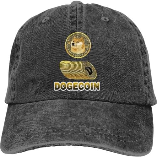 Cryptocurrency 31 The Baseball Cap Peaked capt Sport Unisex Outdoor Custom Dogecoin Skyrocketing Bitcoin Digital Currency Hats