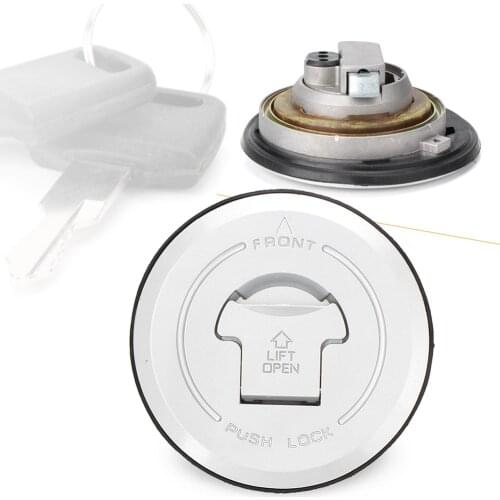 CNC Aluminum Motorcycle Oil Fuel Gas Tank Cap Cover Lock w/ Key for Honda NS50F CBR250R VT250 CB600F Hornet CBR 250 R 1998-2015