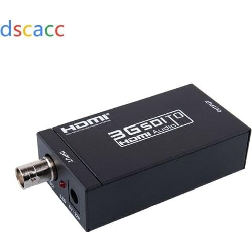 DSCACC Mini HD 3G SDI to HDMI Converter Adapter Support HD-SDI / 3G-SDI Signals Showing on HDMI Display 30set/lot