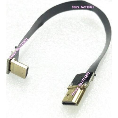 FPV HDTV Aerial Photography HDMI Cable Line 90 Degree Down Bend FPV HDMI Line Cable UAV unmanned aerial vehicle HDMI Cable Line