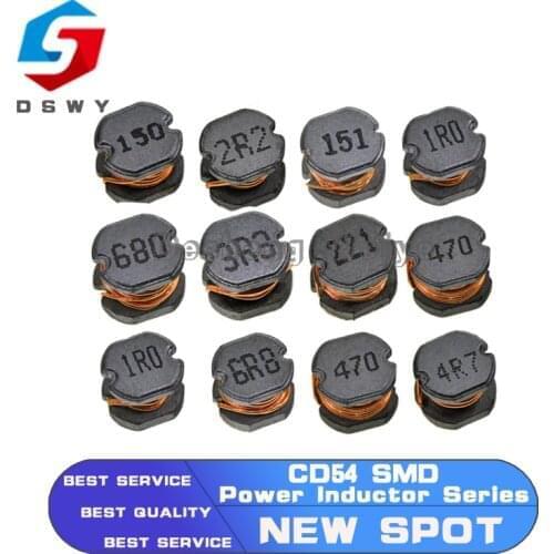10PCS Inductor CD32 Power Inductance SMD 2.2UH 3.3UH 4.7UH 6.8UH 10UH 15UH 22UH 33UH 47UH 68UH 100UH 150UH 220UH 330UH 470UH New