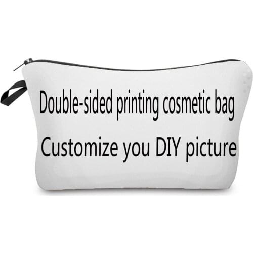 Custom Made Printed Pattern Cosmetic Organizer Bag Fashion Womens Handbag Hot Sale Storage Bags for Women Small Travel Bags