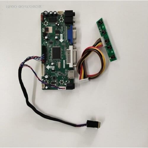Kit 1366x768 HDMI+DVI+VGA for LTN101AT03-301/201/801/101/701/D01 LCD LED Screen Panel Monitor Controller Board 40pin M.NT68676