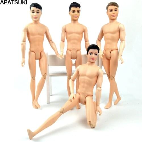 30cm 11 Moveable Jointed Boy Doll Ken Male MAN Naked Body Boyfriend Prince Nude Doll DIY Learning Toy For Children Toy Doll Body