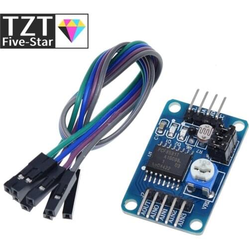 TZT PCF8591 AD / DA Conversion of Digital Converter Module Temperature Illumination For Arduino