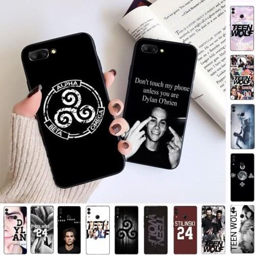 Dylan O'Brien Teen Wolf Soft Phone Case For huawei honor 10 10i 10lite 8c 8A 8X 9 9A 9lite 20 20s 20i 20lite mate20 Cover