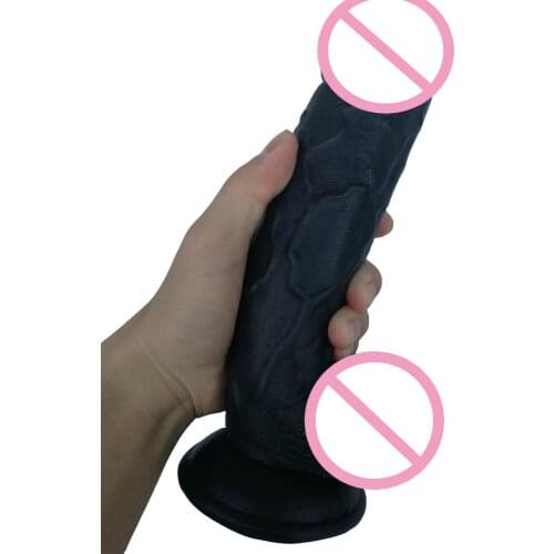 HOWOSEX 23*5CM Realistic Big Dildos Flexible Huge dildo Penis with textured shaft and strong suction cup anal sex toy for woman